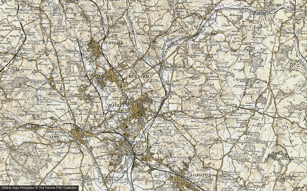 Old Map of Birches Head, 1902 in 1902