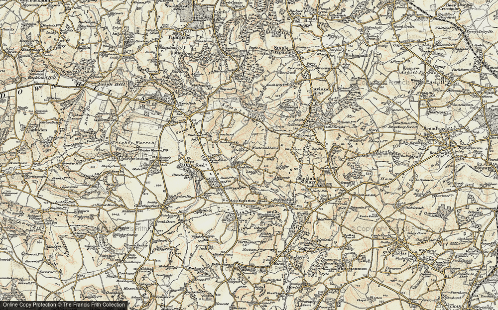 Old Map of Birchwood, 1898-1900 in 1898-1900