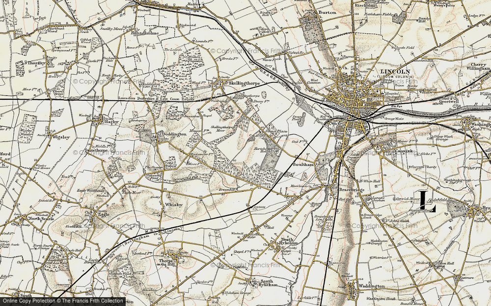 Historic Ordnance Survey Map of Birchwood, 1902-1903