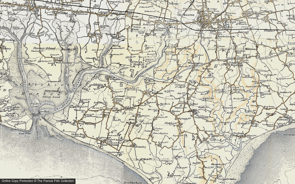 Old Map of Birdham, 1897-1899 in 1897-1899
