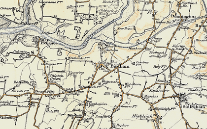 Old map of Birdham in 1897-1899