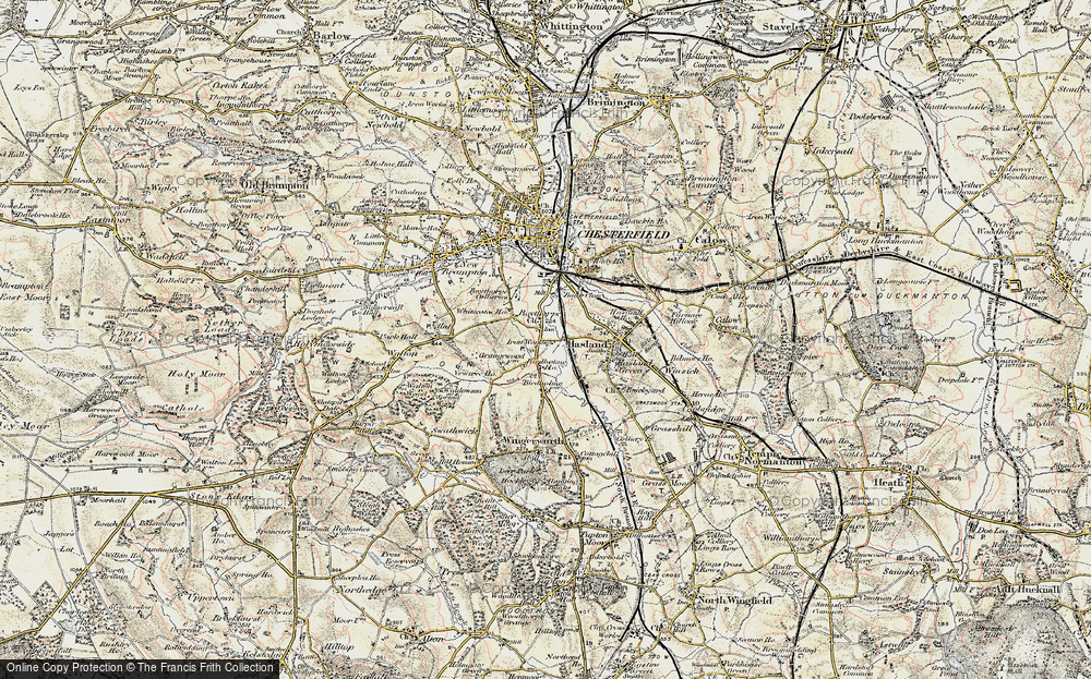 Old Map of Birdholme, 1902-1903 in 1902-1903