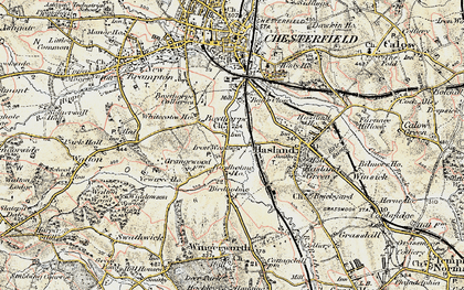 Old map of Birdholme in 1902-1903