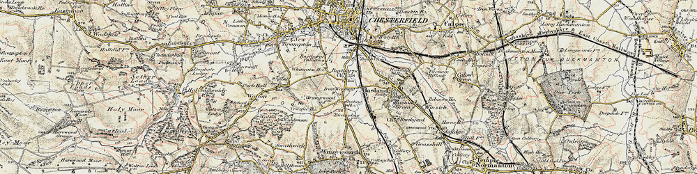 Old map of Birdholme in 1902-1903