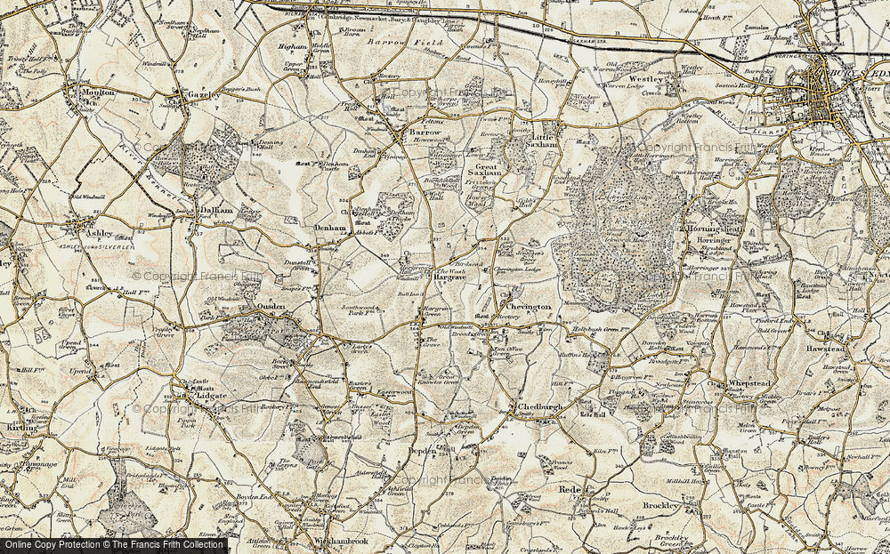 Old Map of Birds End, 1899-1901 in 1899-1901