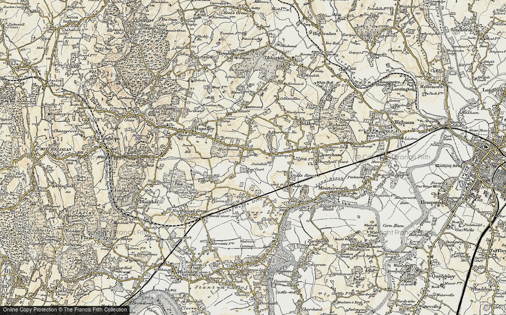 Old Map of Birdwood, 1898-1900 in 1898-1900