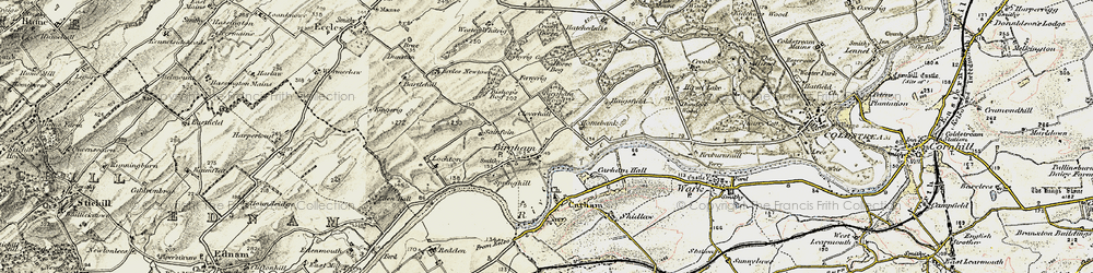 Old map of Birgham Wood in 1901-1904