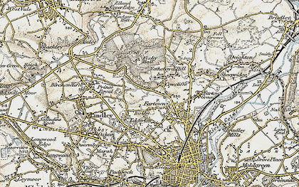 Old map of Birkby in 1903