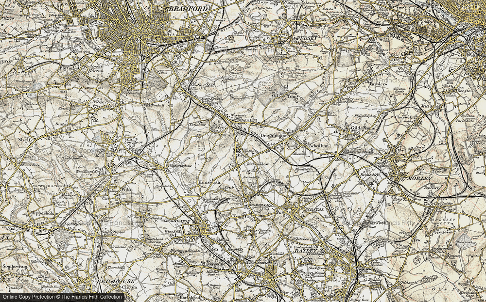 Old Map of Birkenshaw, 1903 in 1903