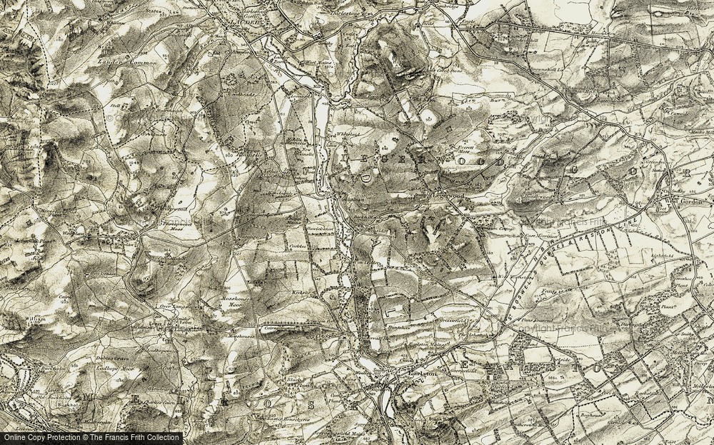 Old Map of Birkhill, 1901-1904 in 1901-1904