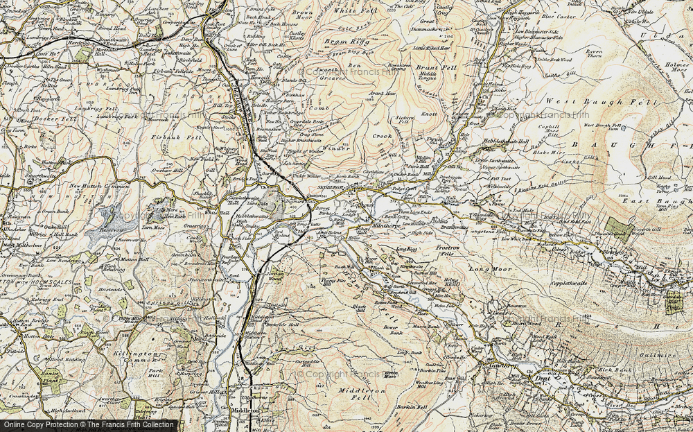 Old Map of Birks, 1903-1904 in 1903-1904