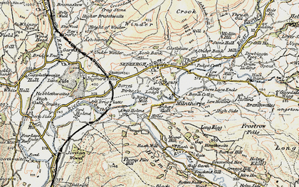Old map of Birks in 1903-1904