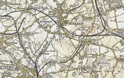 Old map of Birks in 1903