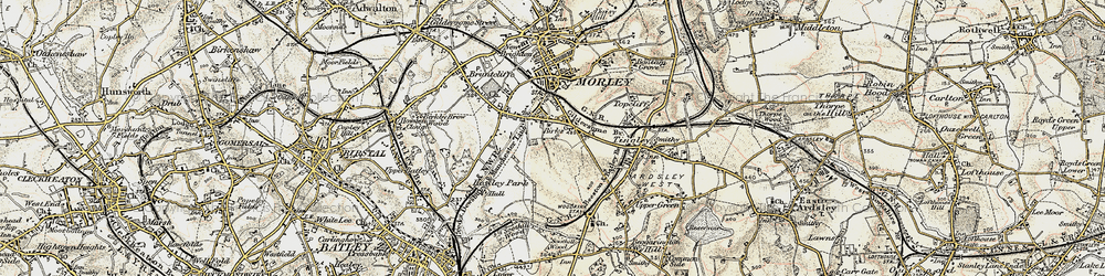 Old map of Birks in 1903