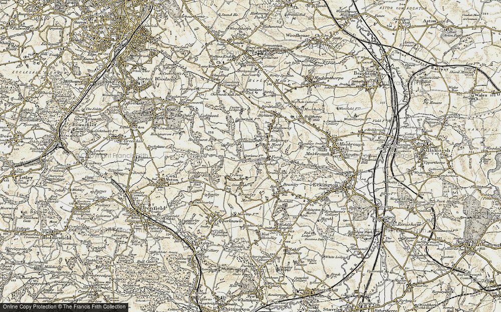 Old Map of Birleyhay, 1902-1903 in 1902-1903