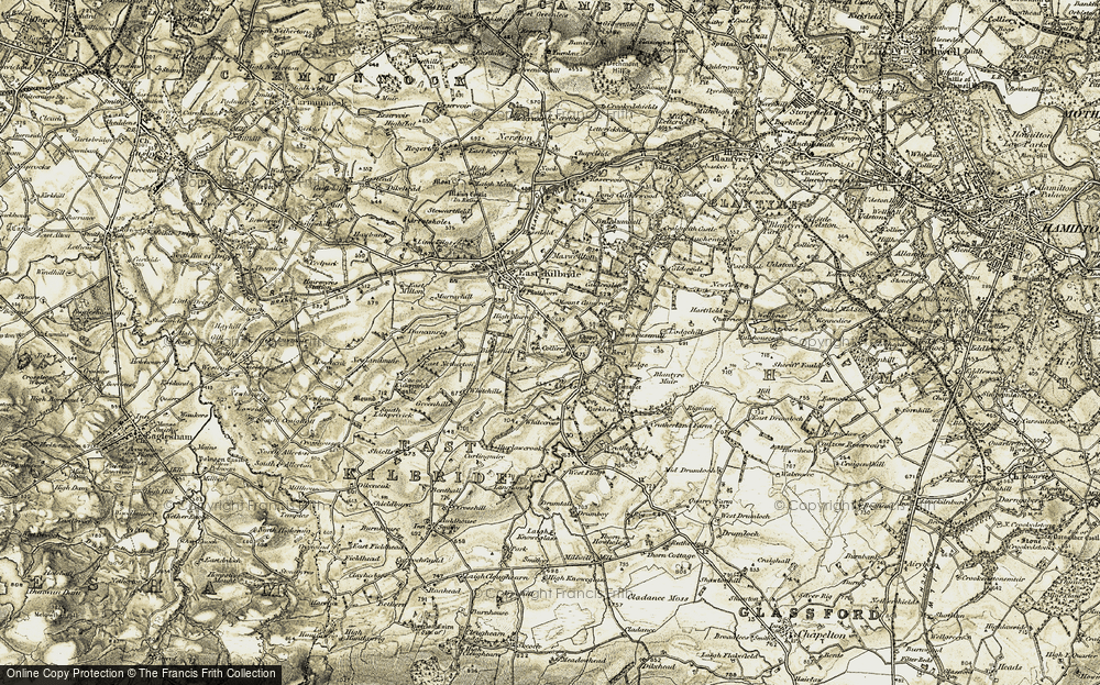 Old Map of Birniehill, 1904-1905 in 1904-1905