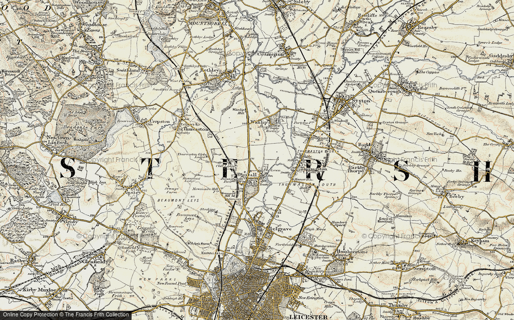 Old Map of Birstall, 1902-1903 in 1902-1903