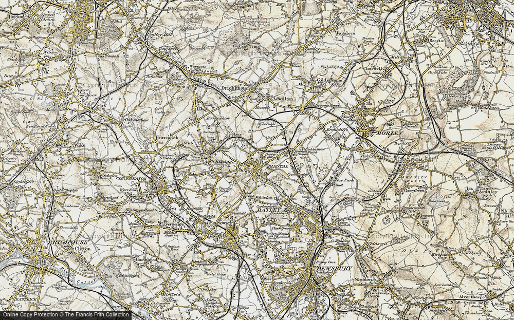 Old Map of Birstall, 1903 in 1903