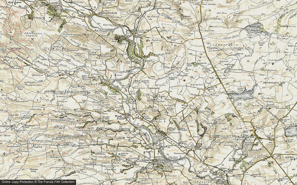 Old Map of Birtley, 1901-1904 in 1901-1904