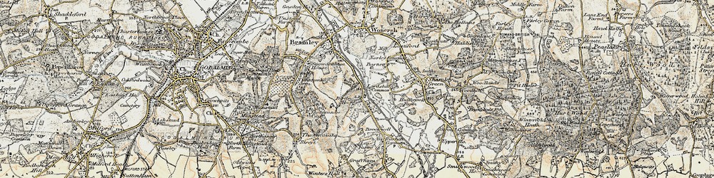 Old map of Brookwell in 1897-1909