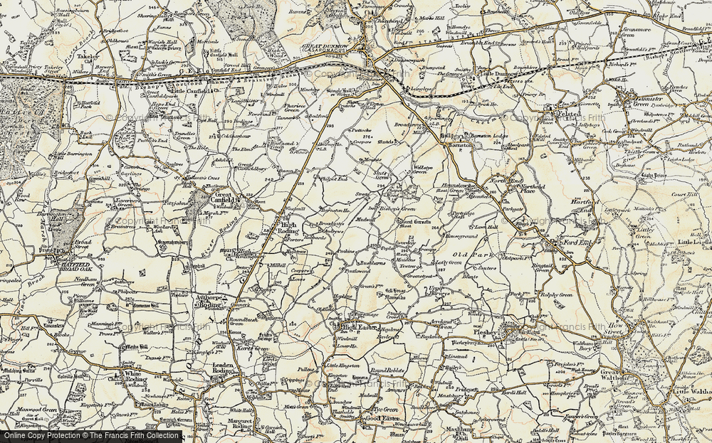 Old Map of Historic Map covering Bushbarns in 1898-1899