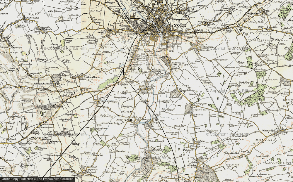 Old Map of Bishopthorpe, 1903 in 1903
