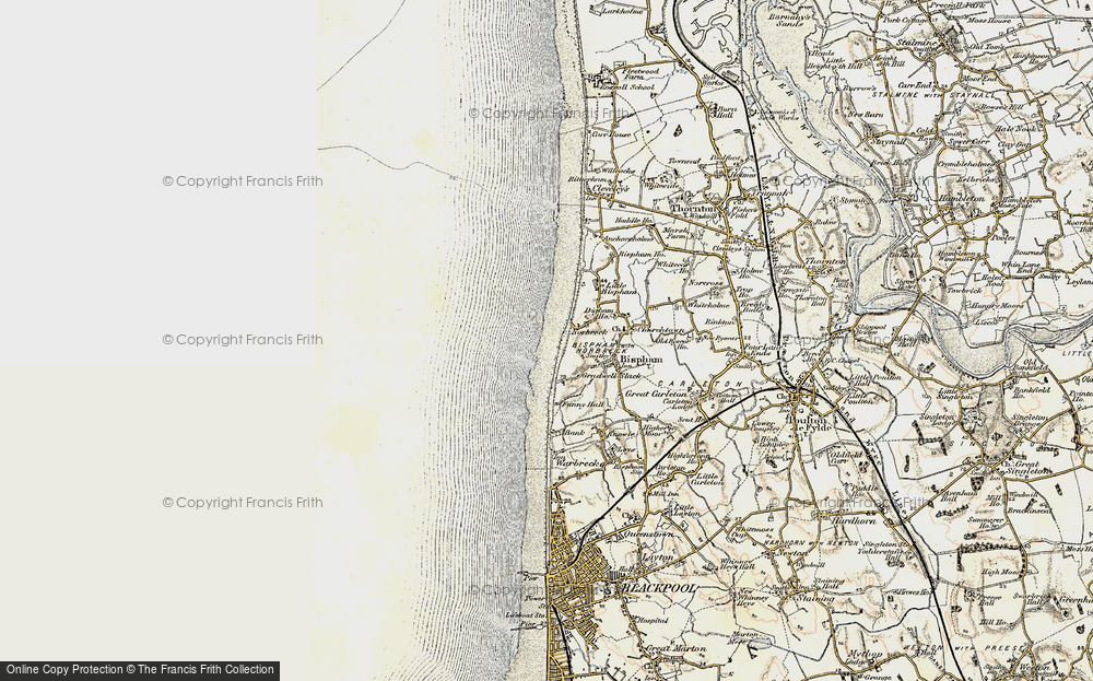 Old Map of Bispham, 1903-1904 in 1903-1904