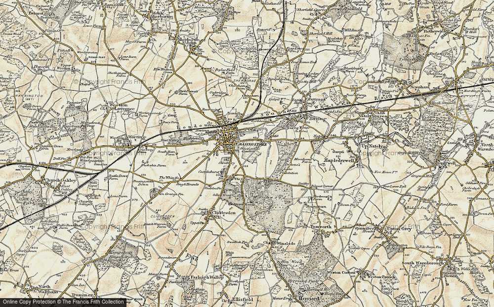 Old Map of Black Dam, 1897-1900 in 1897-1900