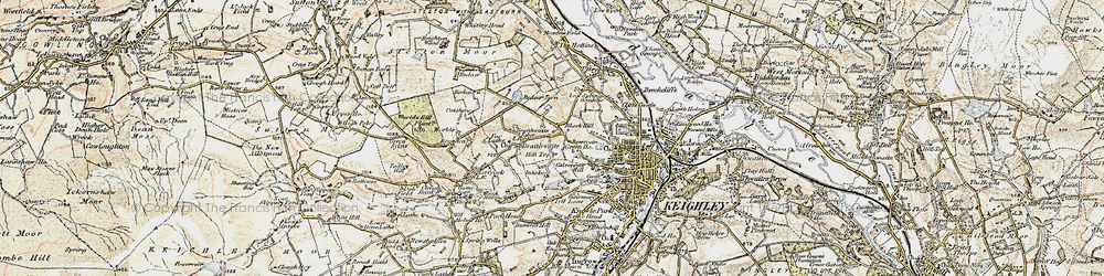 Old map of Black Hill in 1903-1904