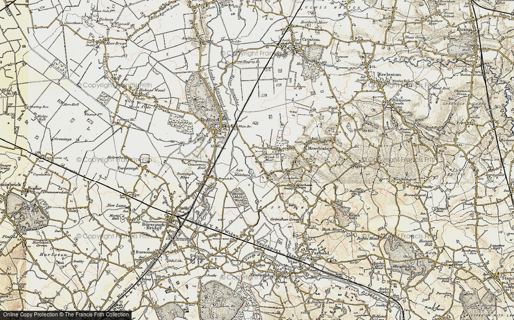 Old Map of Black Moor, 1902-1903 in 1902-1903