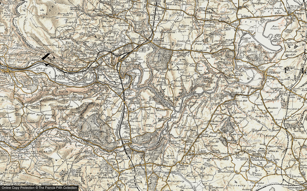 Old Map of Black Park, 1902 in 1902