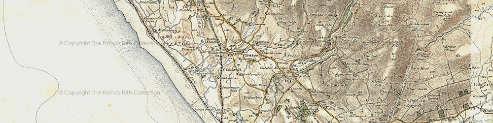 Old map of Blackbeck in 1903-1904