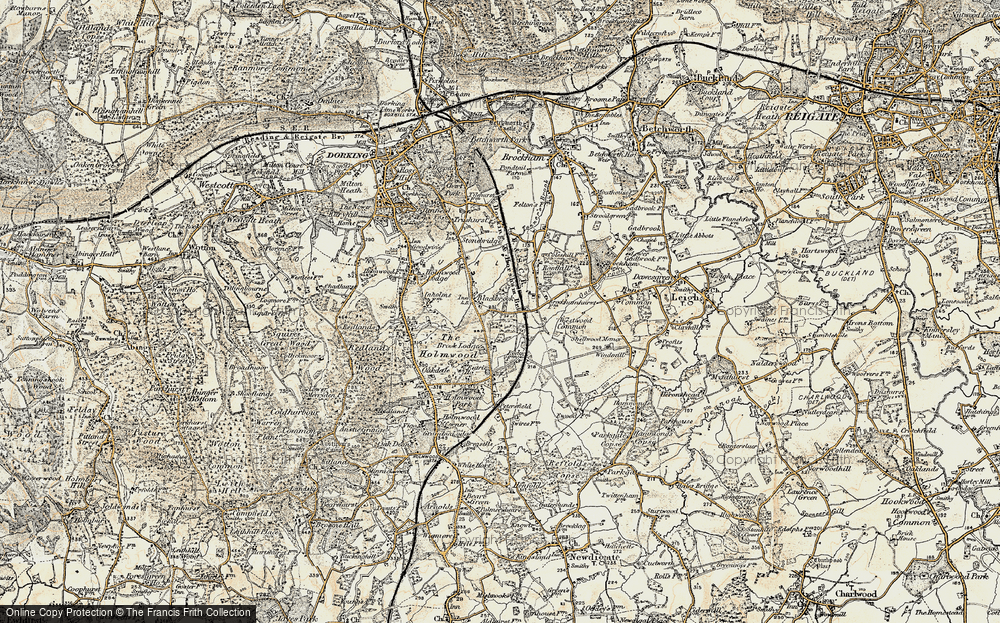 Old Map of Blackbrook, 1898-1909 in 1898-1909