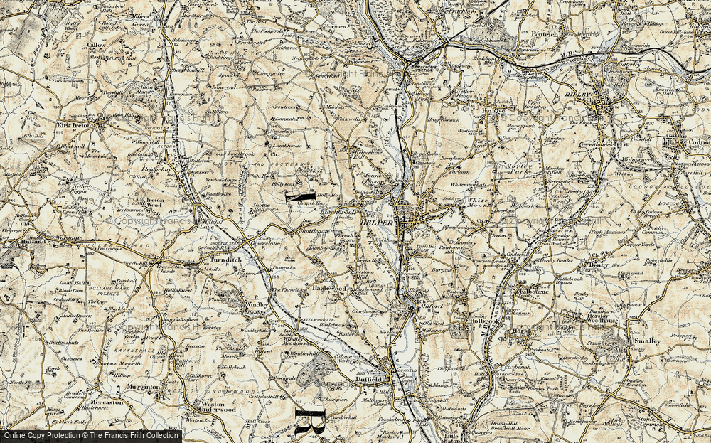 Old Map of Blackbrook, 1902 in 1902
