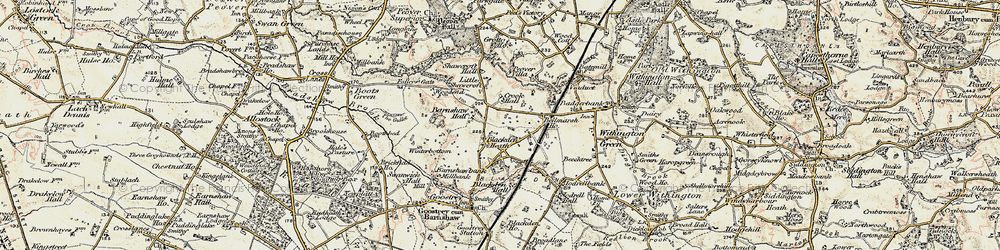 Old map of Blackden Heath in 1902-1903