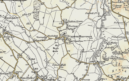 Old map of Blackditch in 1897-1899