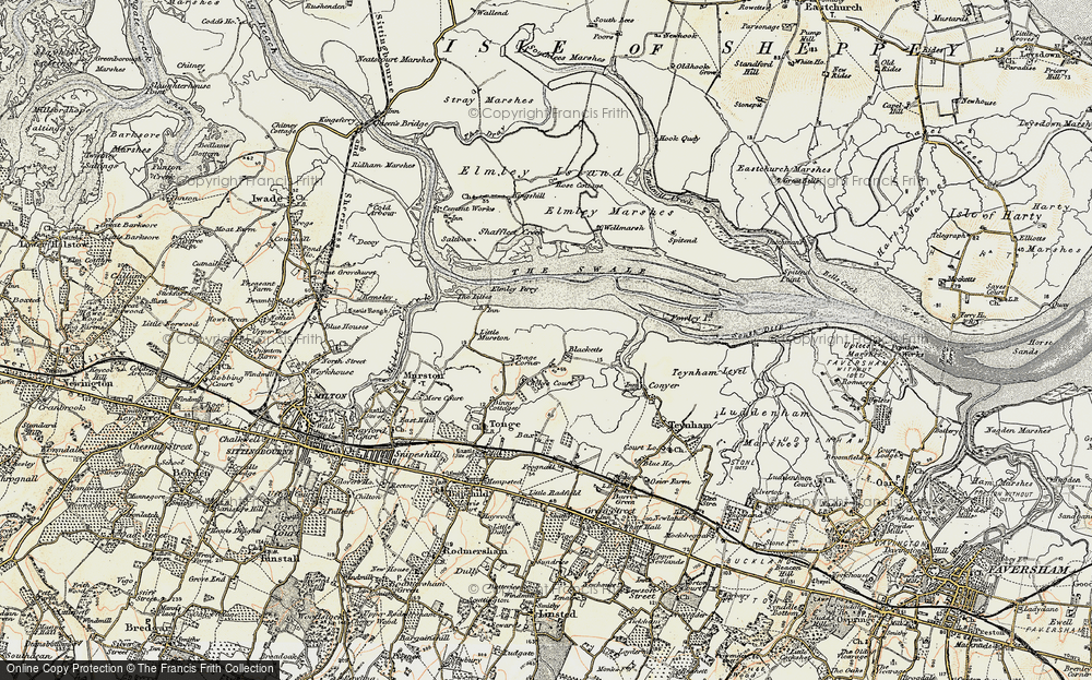 Old Map of Blacketts, 1897-1898 in 1897-1898