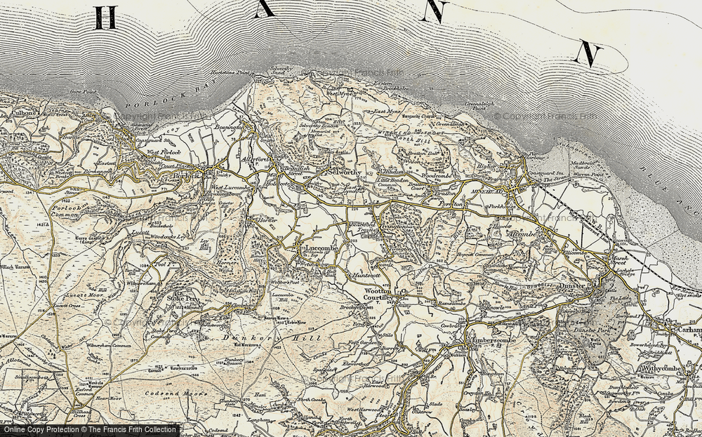 Old Map of Blackford, 1898-1900 in 1898-1900