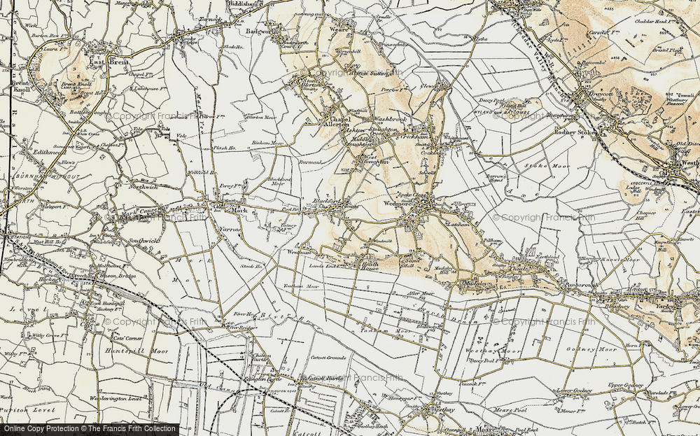 Old Map of Blackford, 1899-1900 in 1899-1900