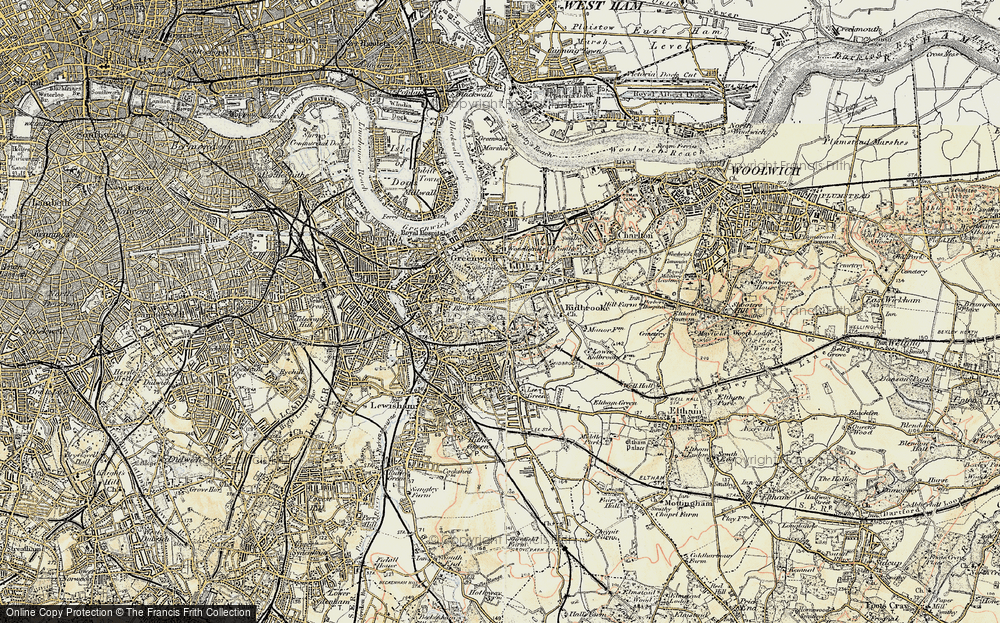 Old Map of Blackheath, 1897-1902 in 1897-1902