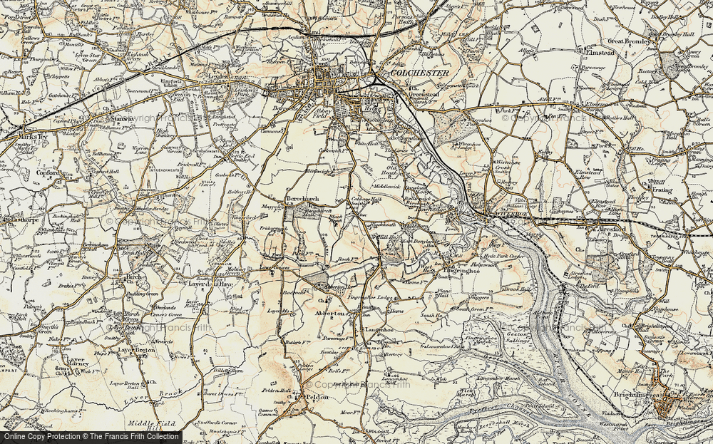 Old Map of Blackheath, 1898-1899 in 1898-1899