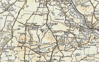 Old map of Blackheath in 1898-1899