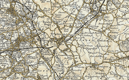 Old map of Blackheath in 1902