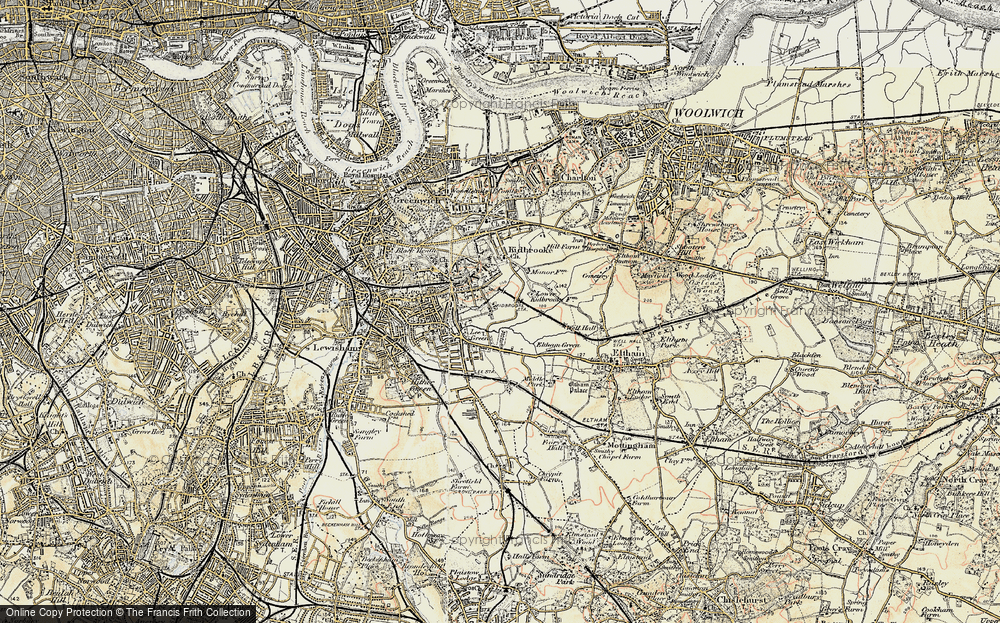 Old Map of Blackheath Park, 1897-1902 in 1897-1902