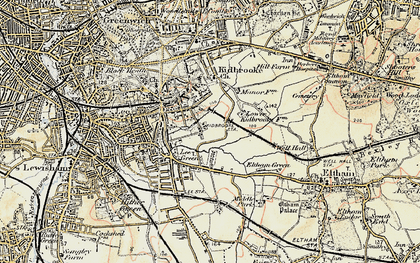 Old map of Blackheath Park in 1897-1902