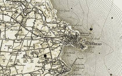 Old map of Blackhouse in 1909-1910