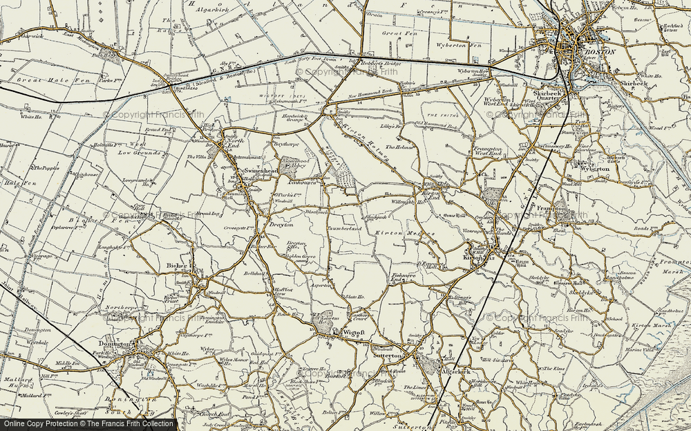 Old Map of Blackjack, 1902-1903 in 1902-1903