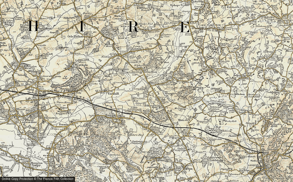 Old Map of Blacklands, 1899-1901 in 1899-1901