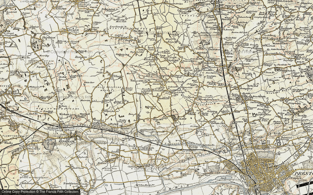 Old Map of Blackleach, 1903-1904 in 1903-1904