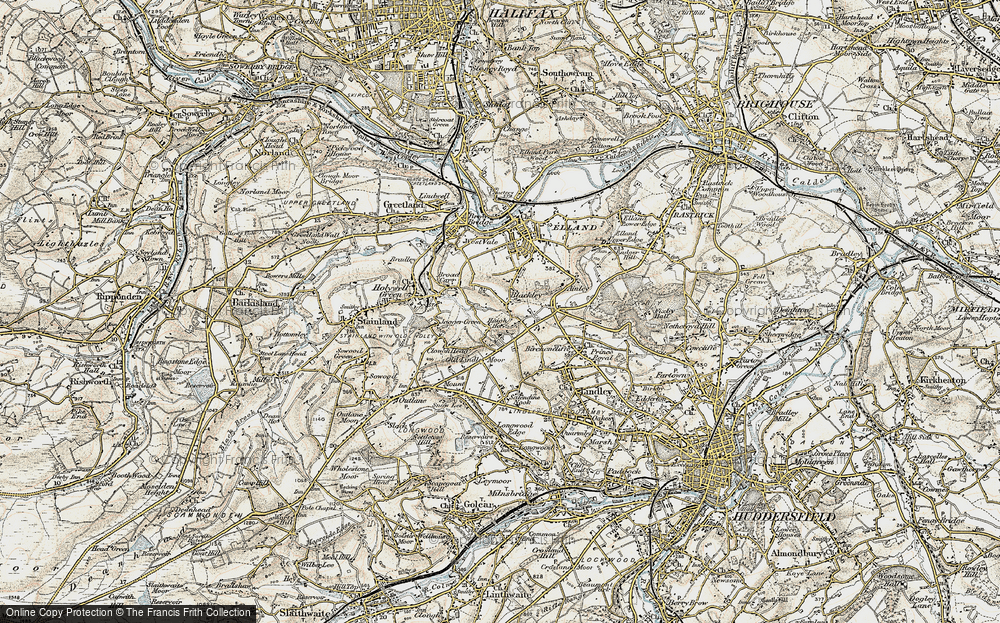 Old Map of Blackley, 1903 in 1903